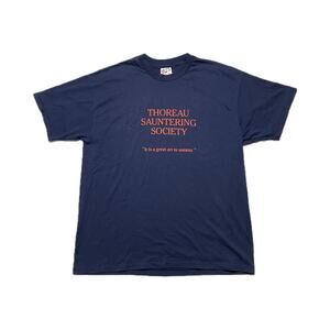 Vintage Thoreau Sauntering Society Shirt size (XL)